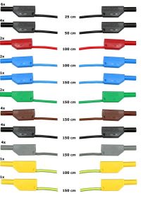 Sicherheitsmessleitungssatz 4mm (31 Stück)