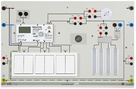 Lucas Nulle Installationsboard Dali Controller Programmierbar Taster Und Sensorsteuerung