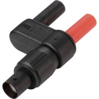 Adapter BNC-Buchse auf 4mm Sicherheitsbuchsen, isoliert