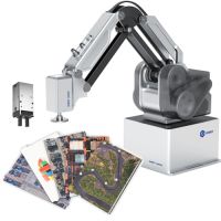 Dobot MG400 Roboter mit Greifer und Projektplatten