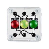 LED Kontrollleuchte dreifach rot, gelb, grün, 24 V
