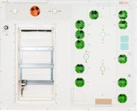 VDE Gebäude-System-Trainer: Ausbildungsprojekt Hausinstallation, energieseitig