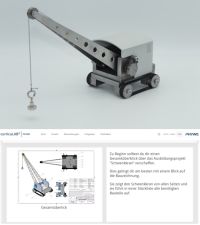 Schwenkkran Modell 1 Ausbilderset