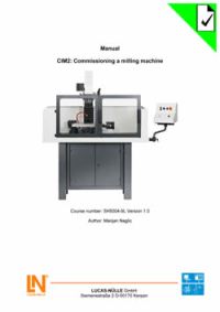Handbuch CIM2 Inbetriebnahme einer Fräsmaschine