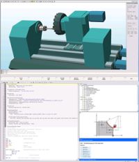 Drehmaschinen Programmiersoftware mit 3D-Simulation