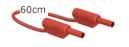 Sicherheitsmessleitung 2mm, 60cm, rot, 10A