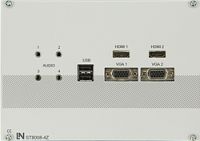 Multimedia-PC-Schnittstellenfeld, 2x VGA, 2x HDMI, 2x USB, 4x Audio, (36TE)