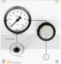 Pneumatikfeld, Regler + Manometer, Druckknopf-Sicherheitskupplung NW 7,4 (24TE)