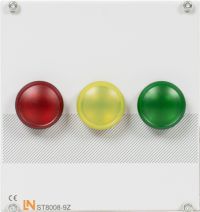 3-fach LED-Signalleuchte rot/gelb/gr&uuml;n, Einsatz f&uuml;r SybaPro 3HE-Kanal, 24 TE