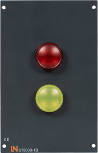 2-fach Signalleuchte rot/gelb, Einsatz f&uuml;r SybaPro-Systemkanal, 1 ME