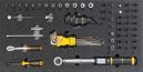 Kfz-Werkzeugsatz 6, Aufsteckeinsätze 1/4" (71 Teile), Einlagengröße 300x600mm