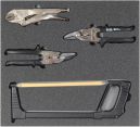 Kfz-Werkzeugsatz 10, Schneidwerkzeuge (4 Teile) Einlagengröße 500x450mm